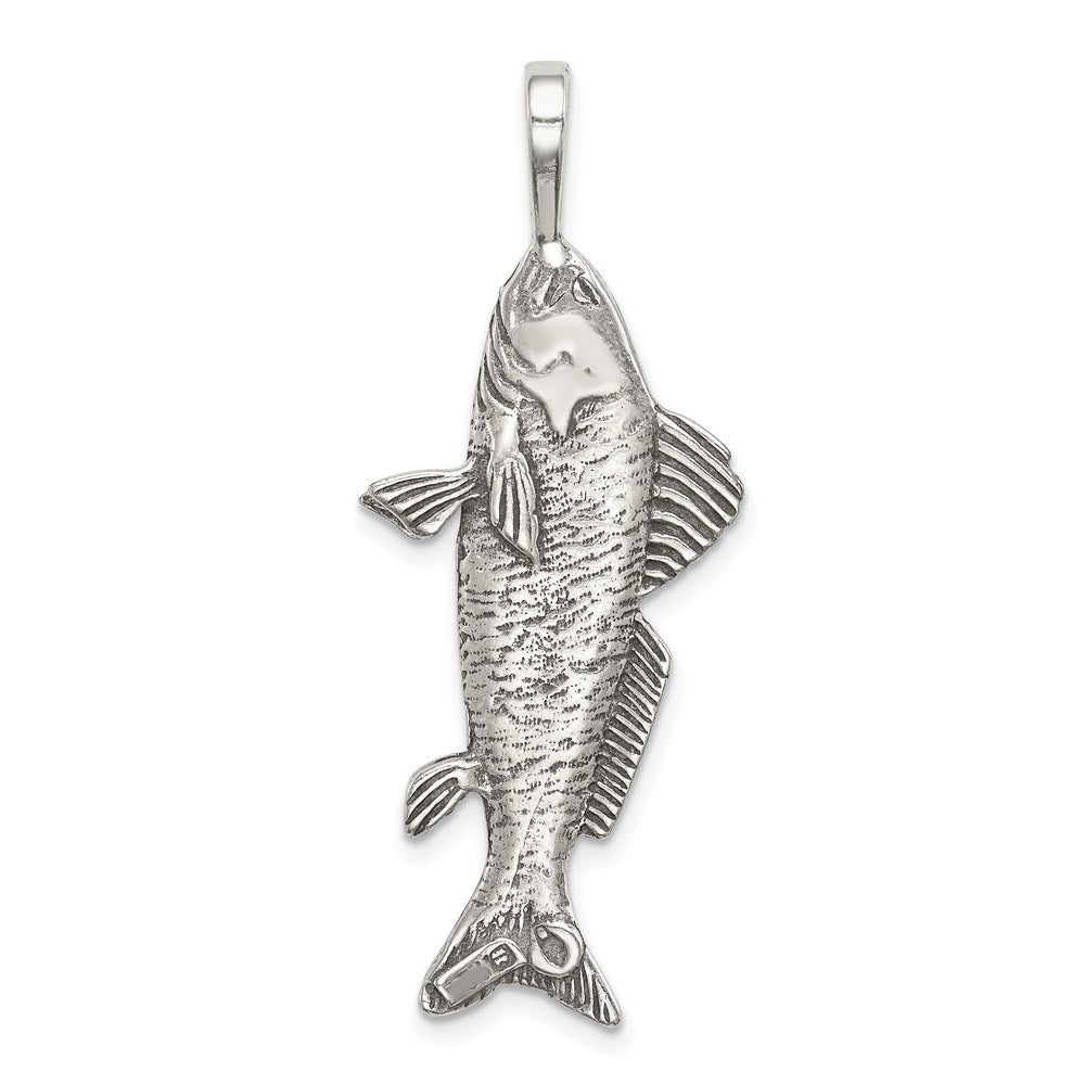 Polished;3-D;Sterling silver;Textured;Antiqued