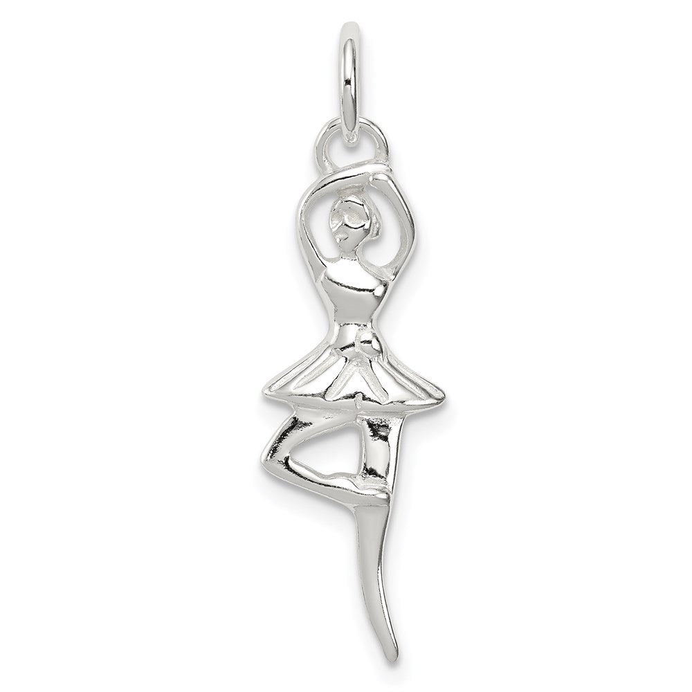 Casted;Polished;Open back;Sterling silver