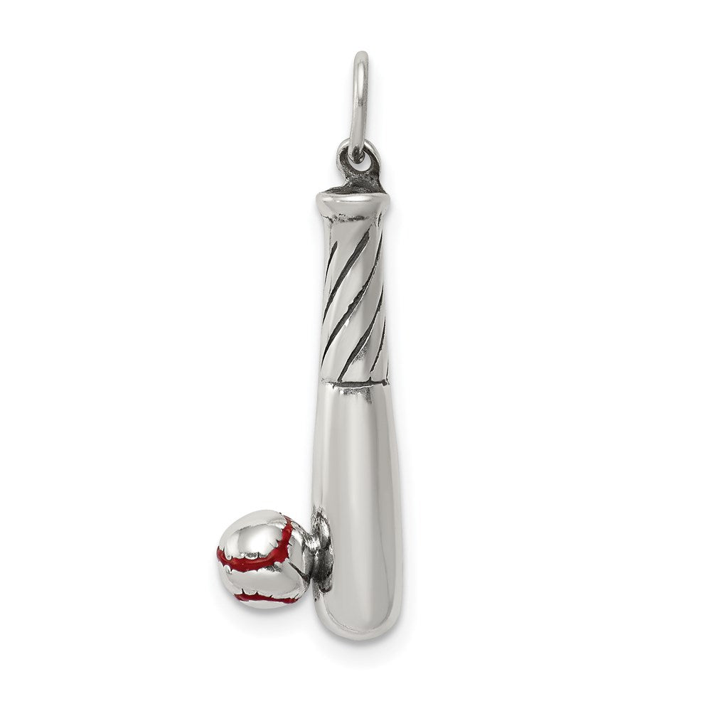 Solid;Polished;3-D;Sterling silver