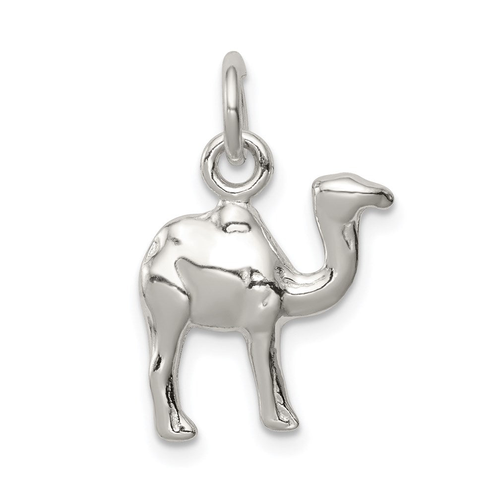 Polished;3-D;Sterling silver