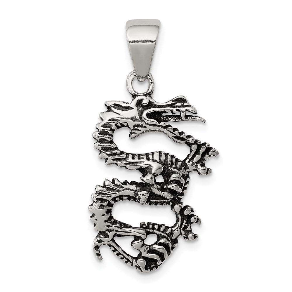 Polished;Sterling silver;Textured;Antiqued