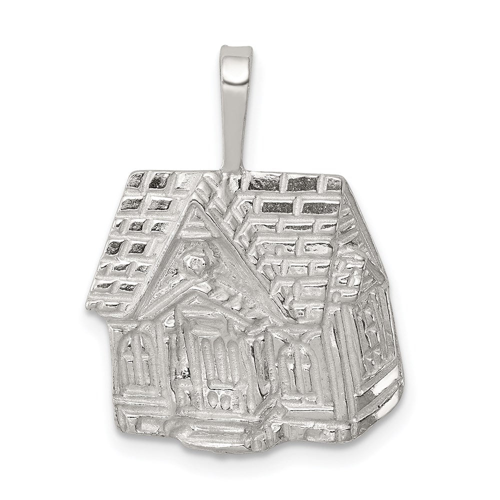Solid;Casted;Polished;Open back;Sterling silver