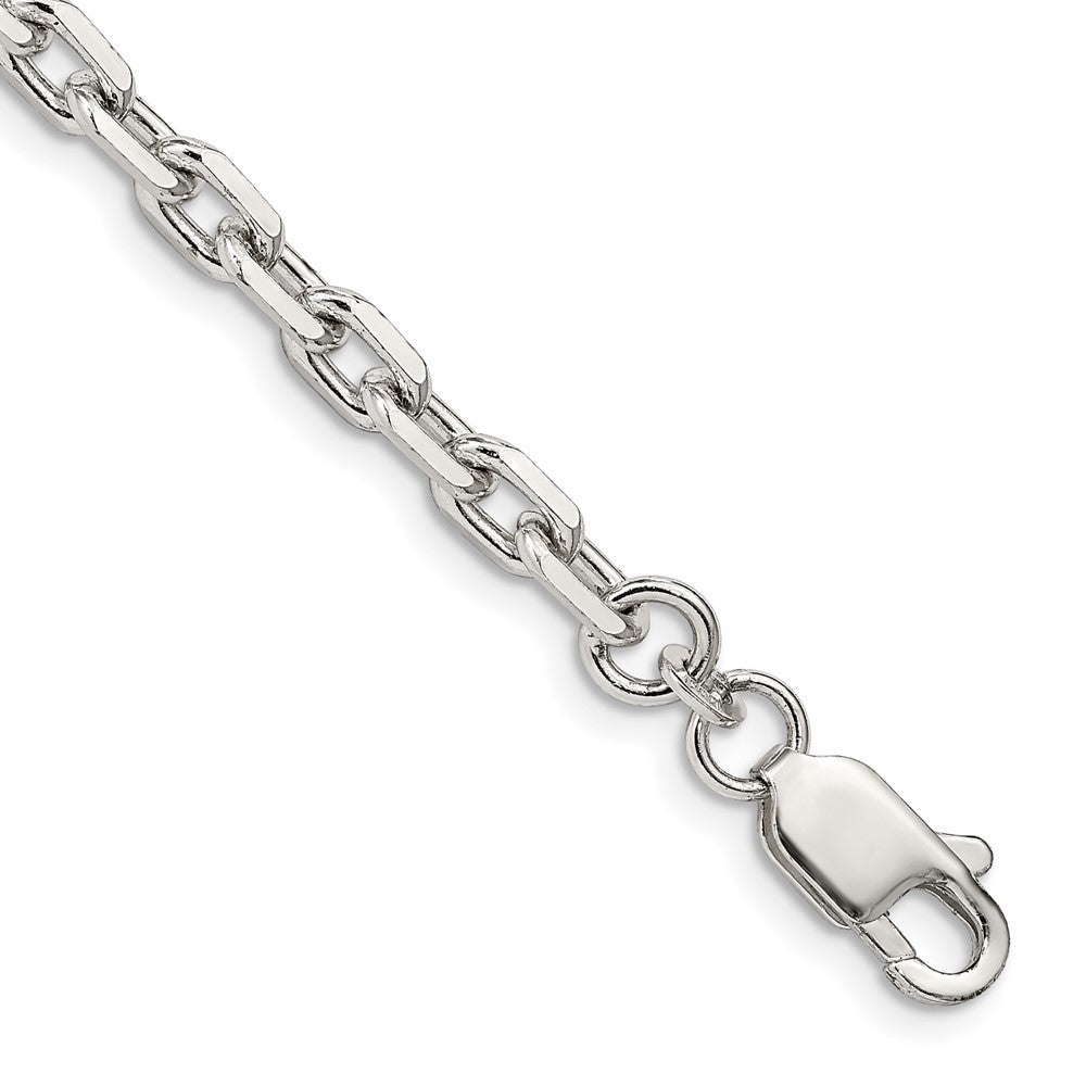Diamond-cut;Polished;Lobster;Sterling silver