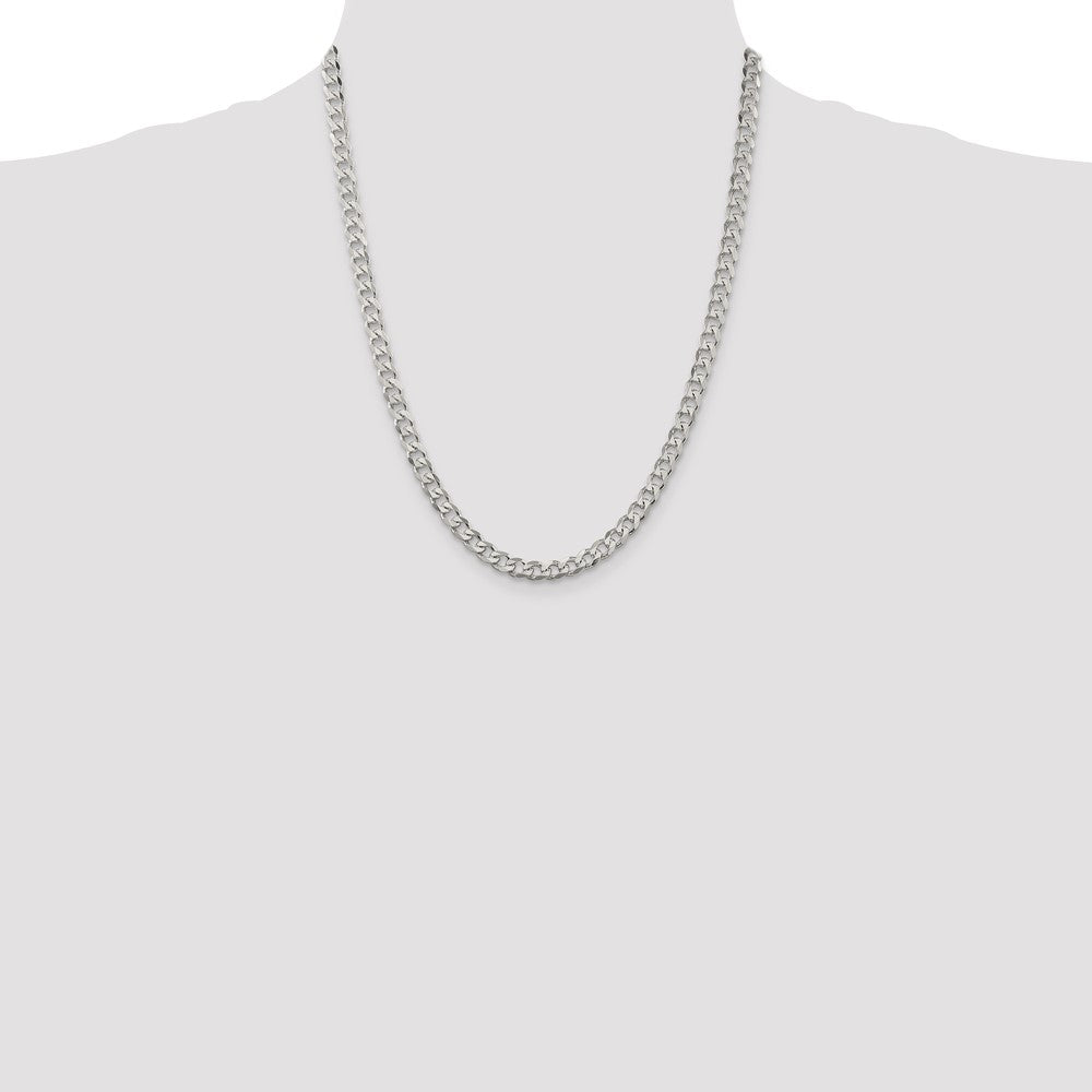 Sterling Silver 5.7mm Curb Chain