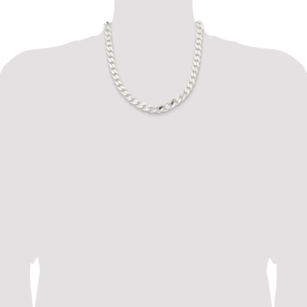 Sterling Silver 11mm Curb Chain
