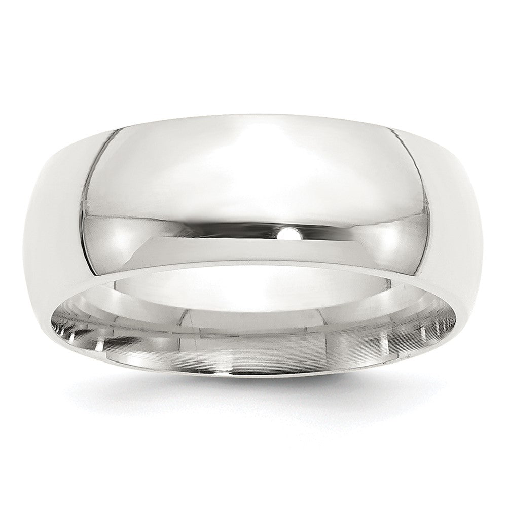 Solid;Casted;Polished;Engravable;Sterling silver;Comfort fit