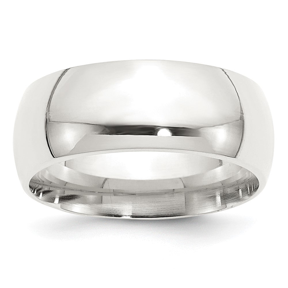 Solid;Casted;Polished;Engravable;Sterling silver;Comfort fit