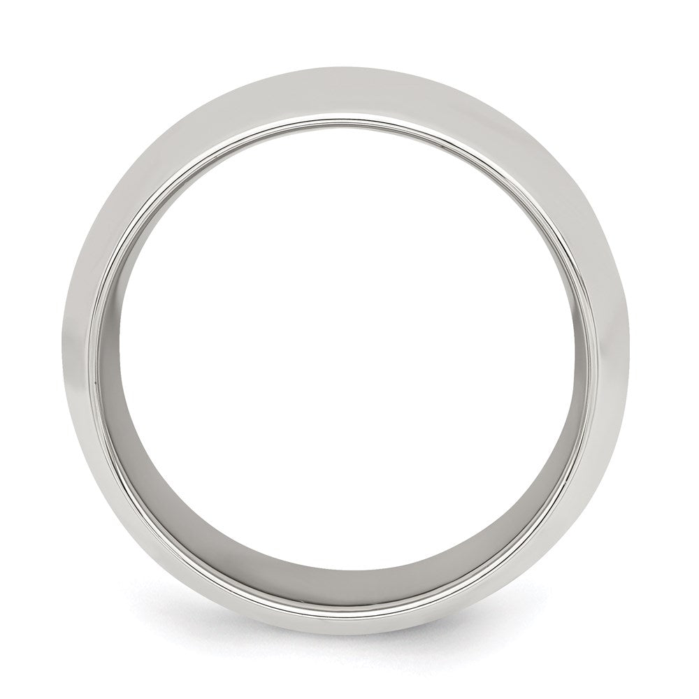 Sterling Silver 10mm Comfort Fit Size 13 Band