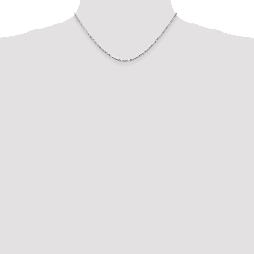 Sterling Silver 1.95mm Cable Chain