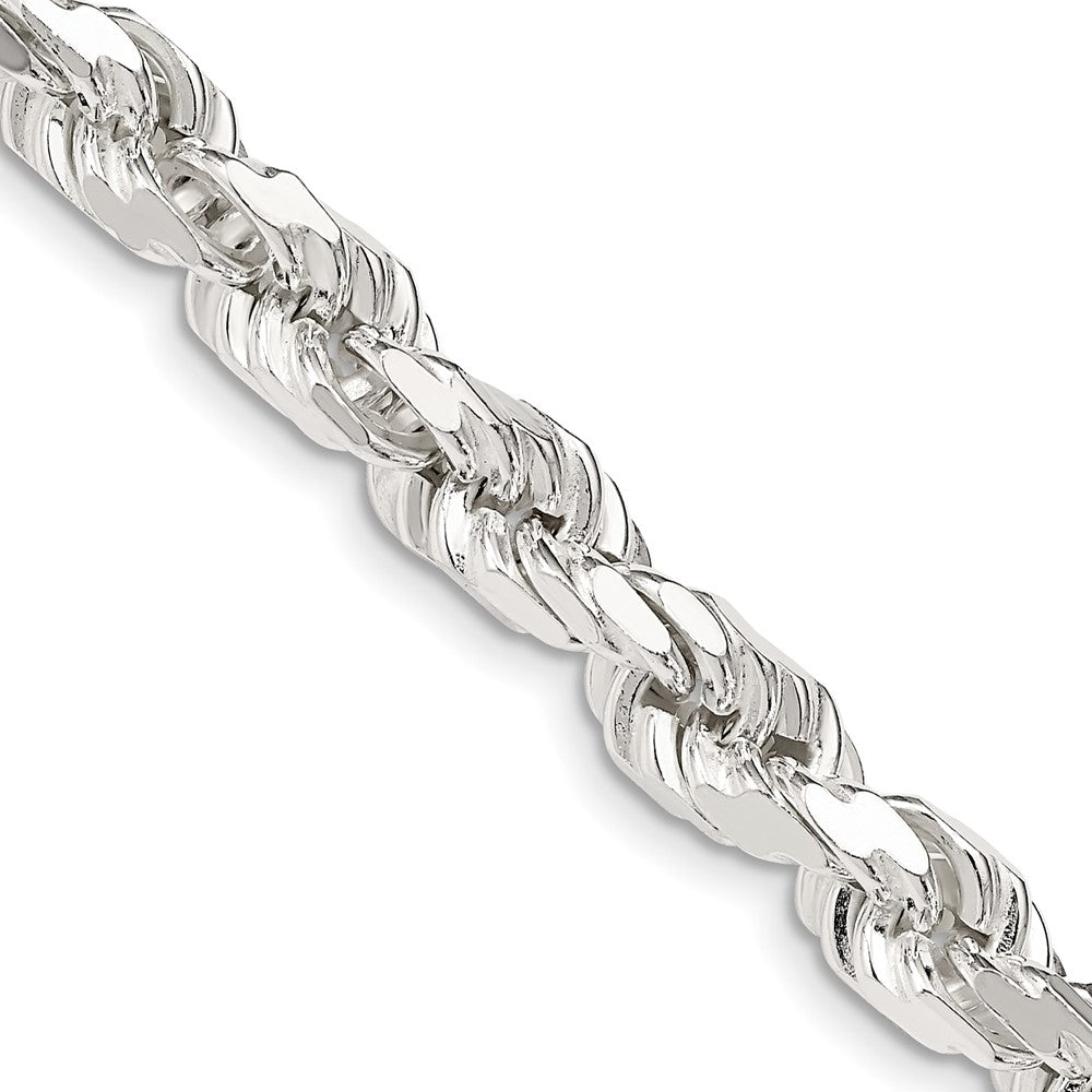Polished;Lobster;Sterling silver;Diamond Cut