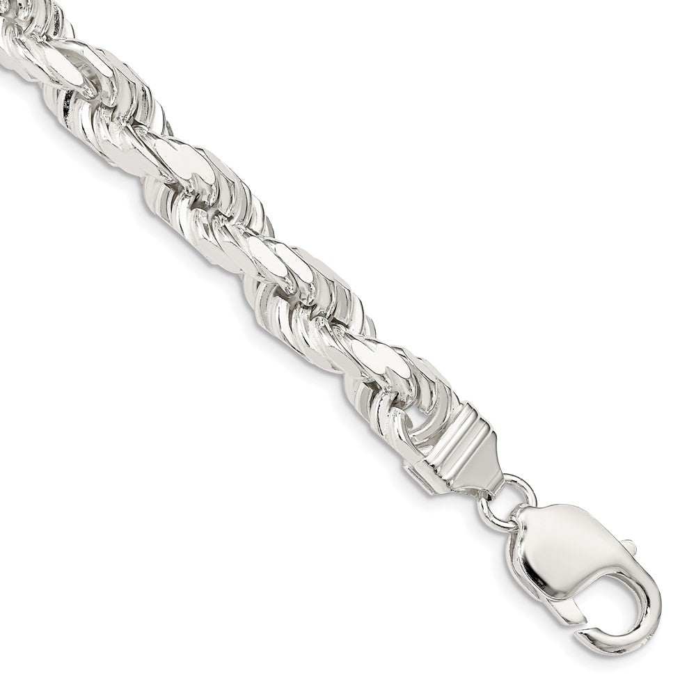 Solid;Diamond-cut;Polished;Lobster;Sterling silver