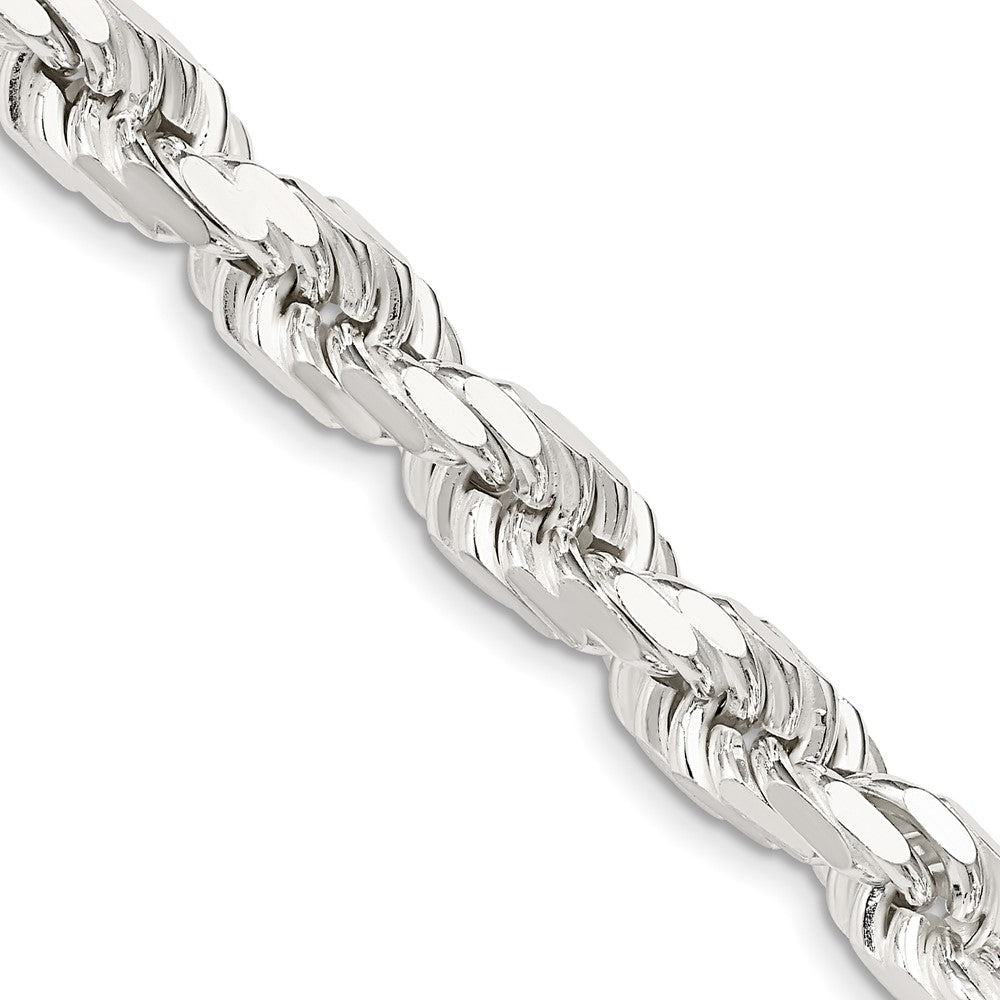 Solid;Polished;Lobster;Sterling silver;Diamond Cut