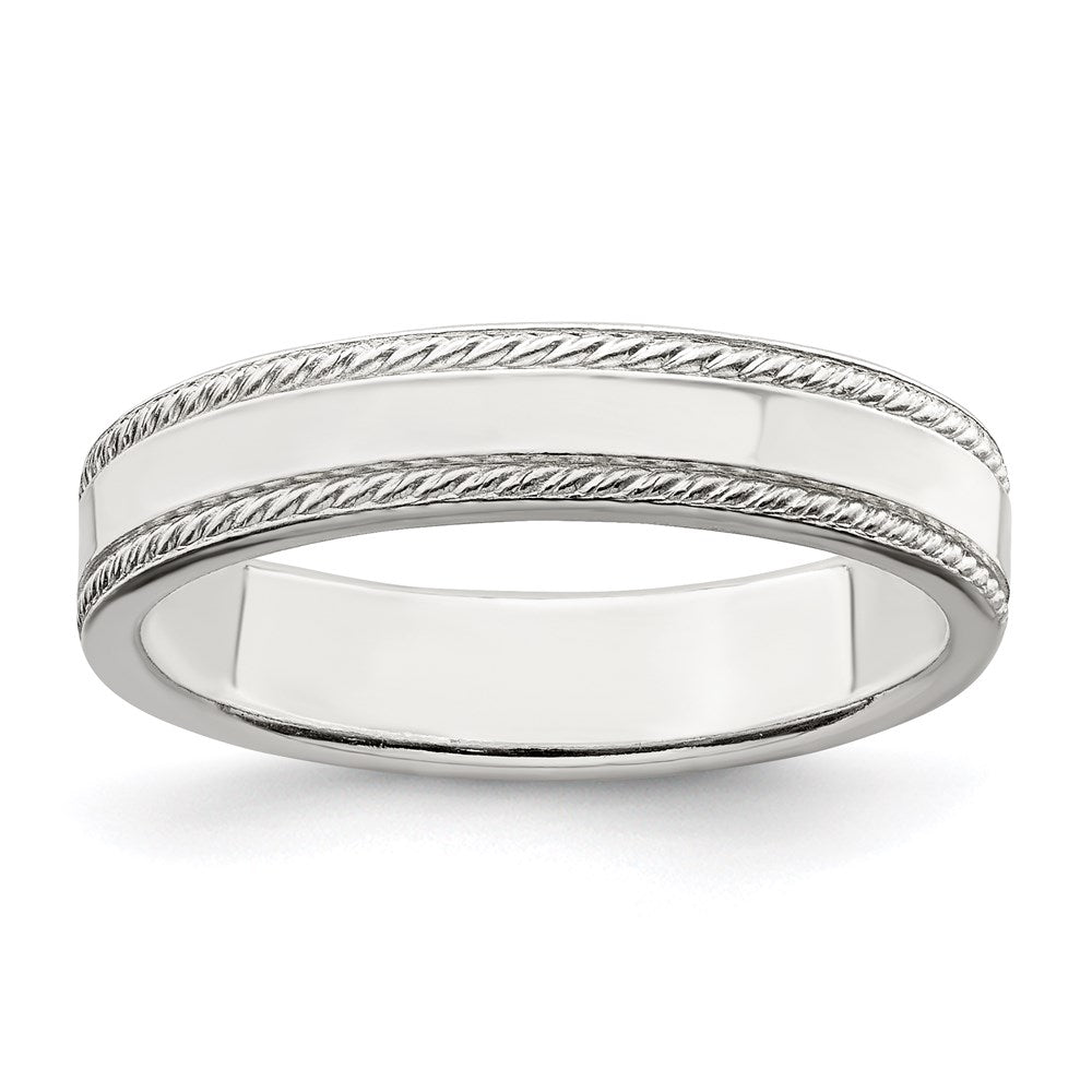 Solid;Casted;Polished;Engravable;Sterling silver