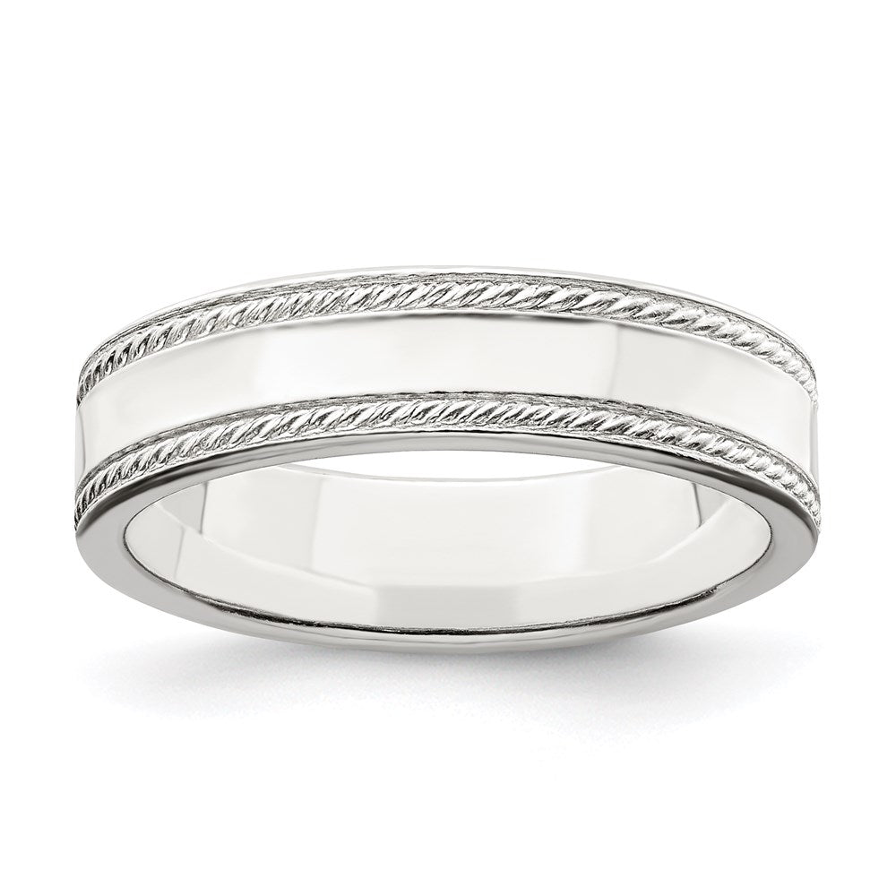 Solid;Casted;Polished;Engravable;Sterling silver