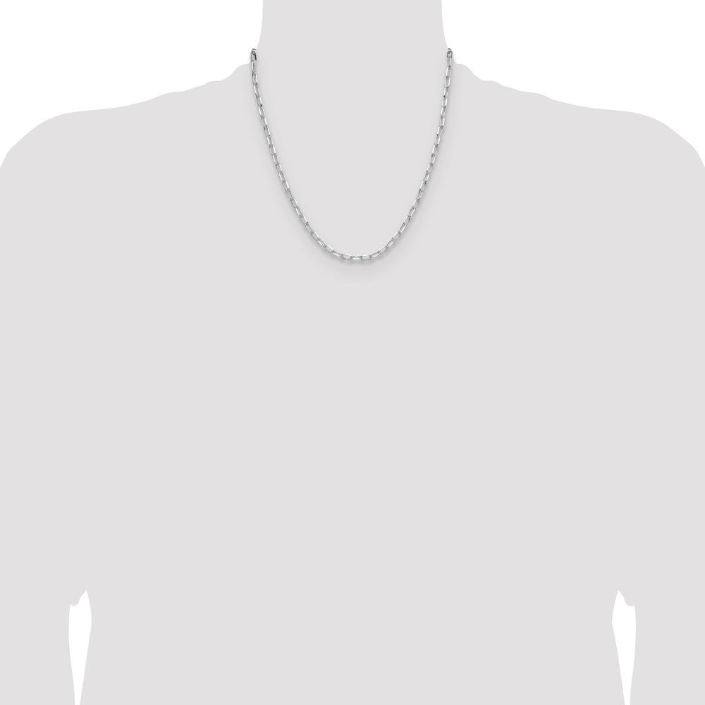 Sterling Silver Rhodium-plated 3.85mm D/C Forzantine Chain