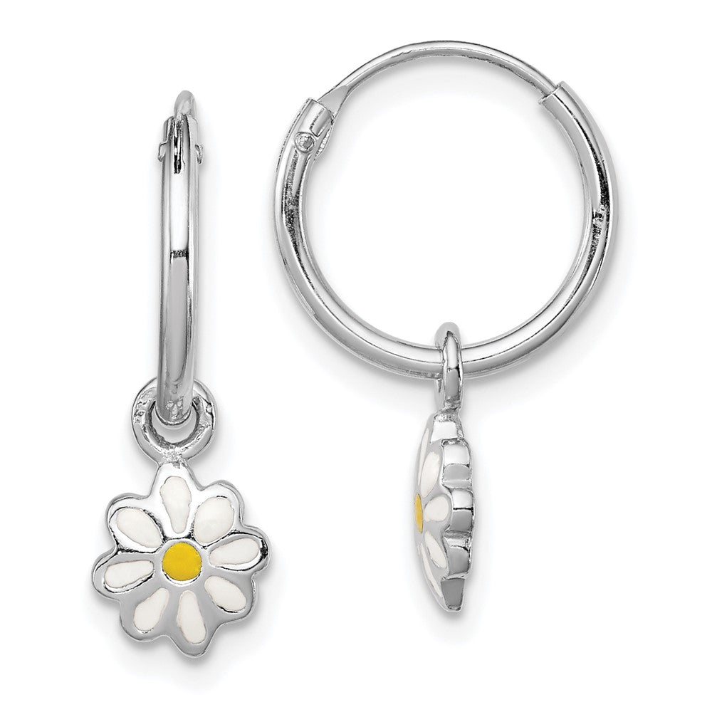 Polished;Enamel;Sterling silver;Dangle