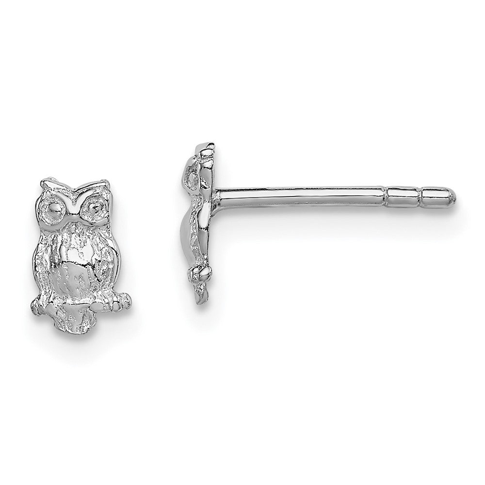 Polished;Post;Sterling silver