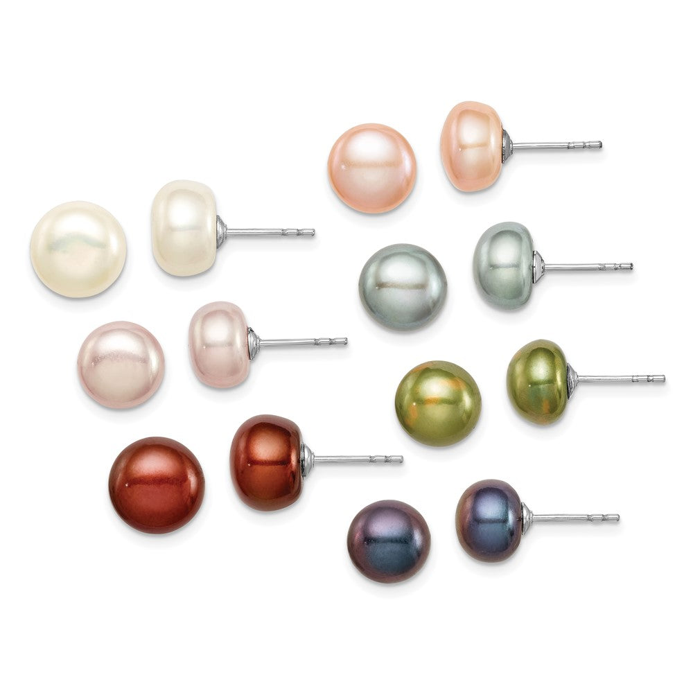 Post;Sterling silver;Freshwater cultured pearl;Gift Boxed