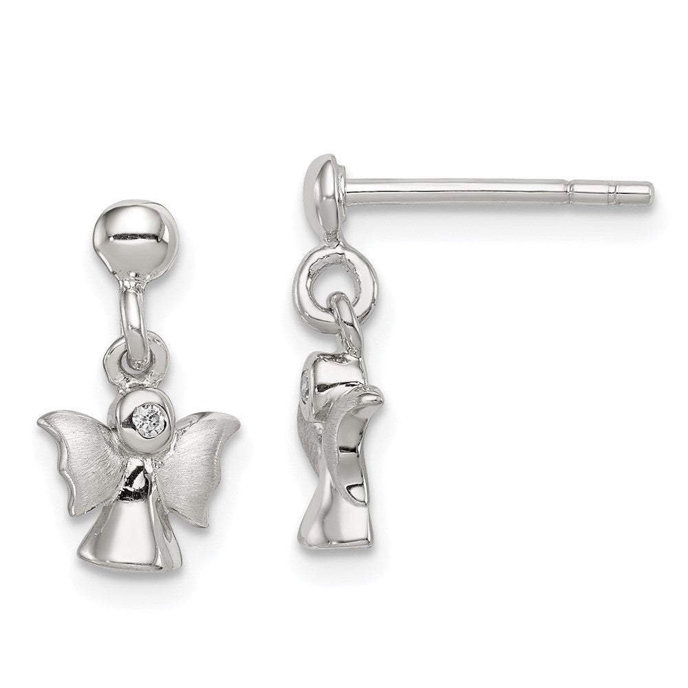 Post;Sterling silver;Polished & satin