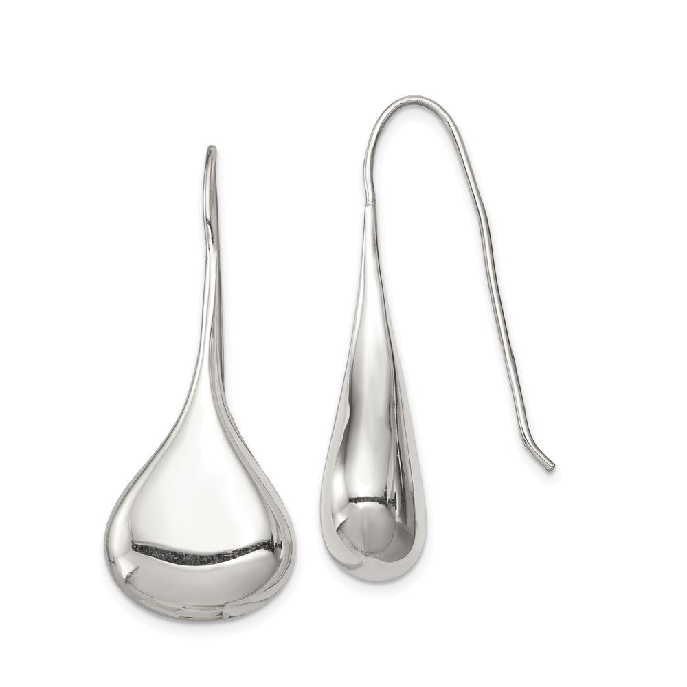 Polished;Hollow;Sterling silver;Shepherd hook