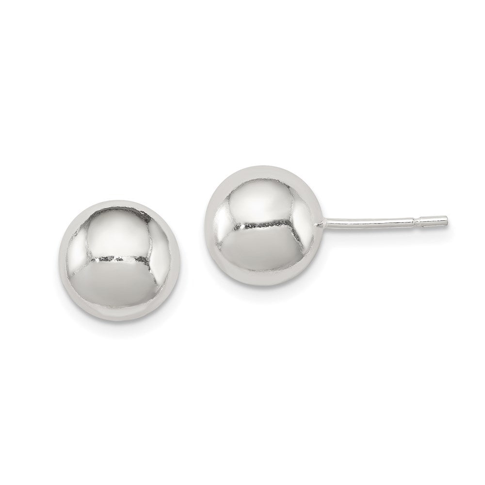 Polished;Post;Sterling silver
