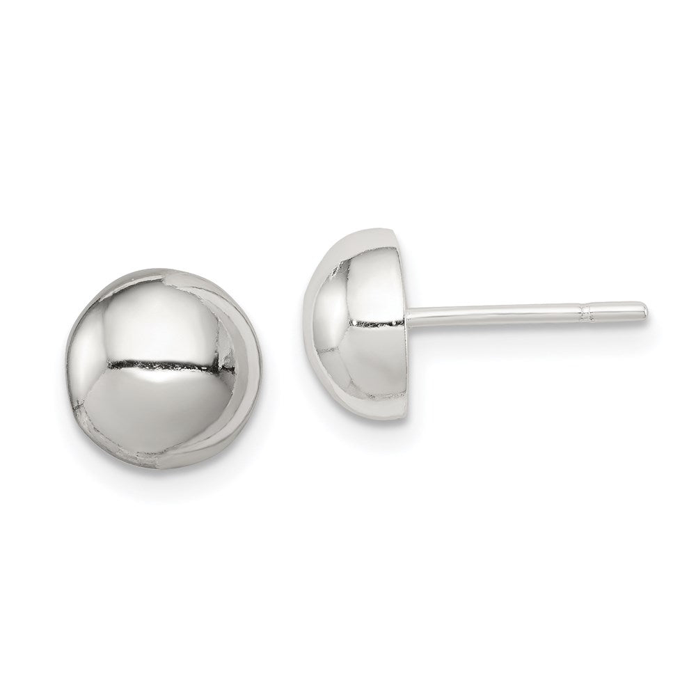 Polished;Post;Sterling silver