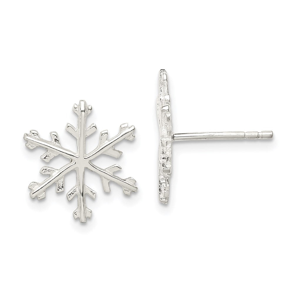 Polished;Post;Sterling silver