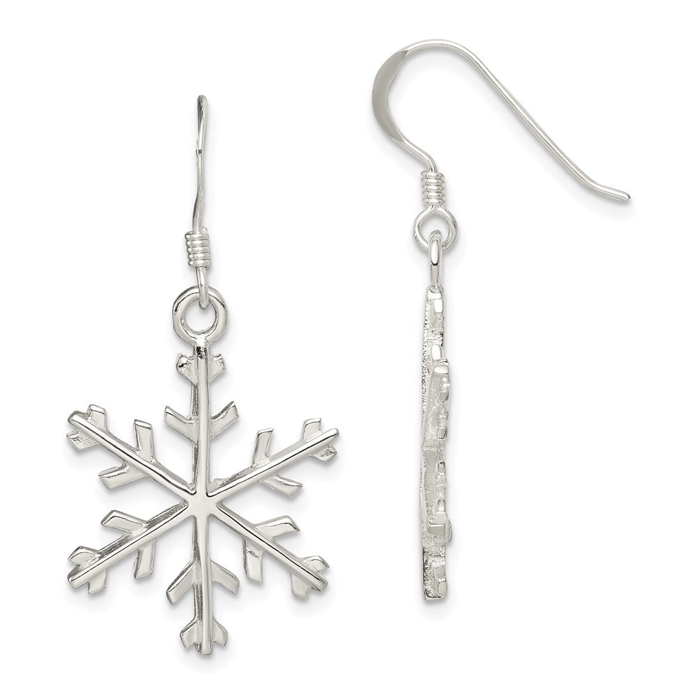 Solid;Polished;Stamped;Sterling silver;Shepherd hook;Dangle