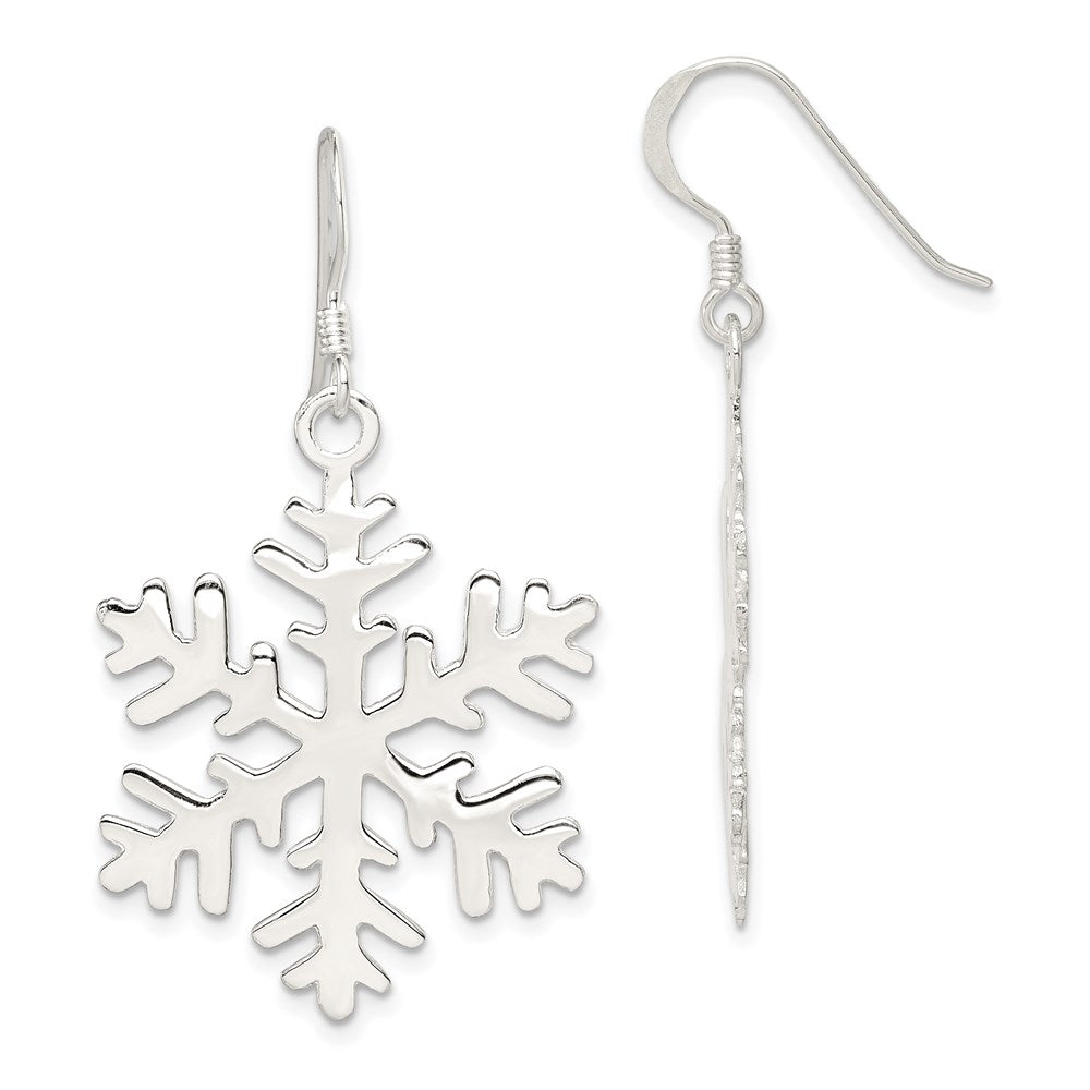 Solid;Polished;Stamped;Sterling silver;Shepherd hook;Dangle