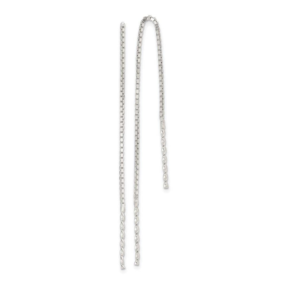 Polished;Sterling silver;Threader