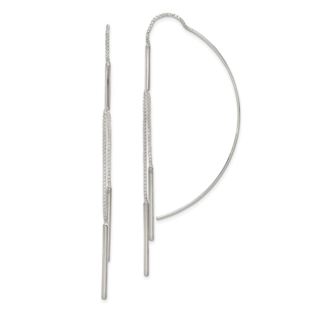 Polished;Sterling silver;Threader