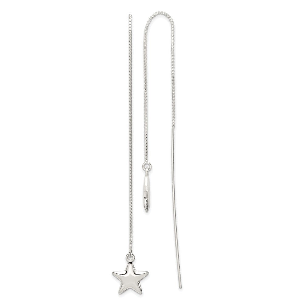 Polished;Sterling silver;Threader