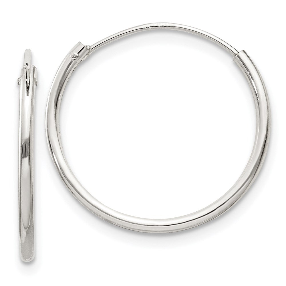 Polished;Hinged;Sterling silver;Hollow tube