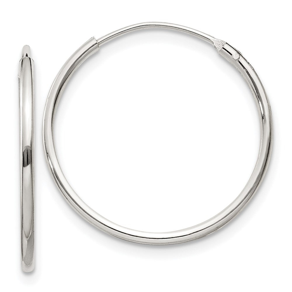 Polished;Hinged;Sterling silver;Hollow tube