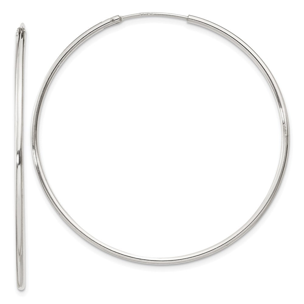 Polished;Sterling silver;Hollow tube