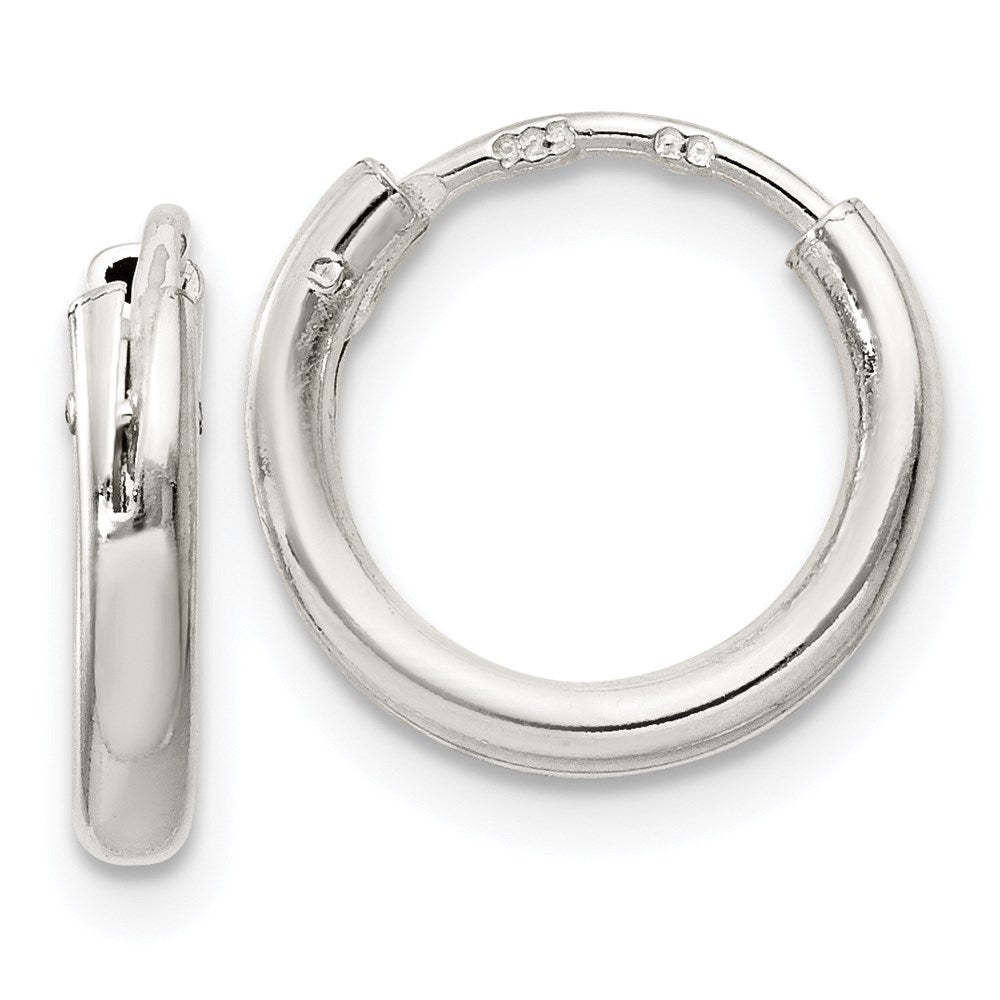 Polished;Hinged;Sterling silver;Hollow tube
