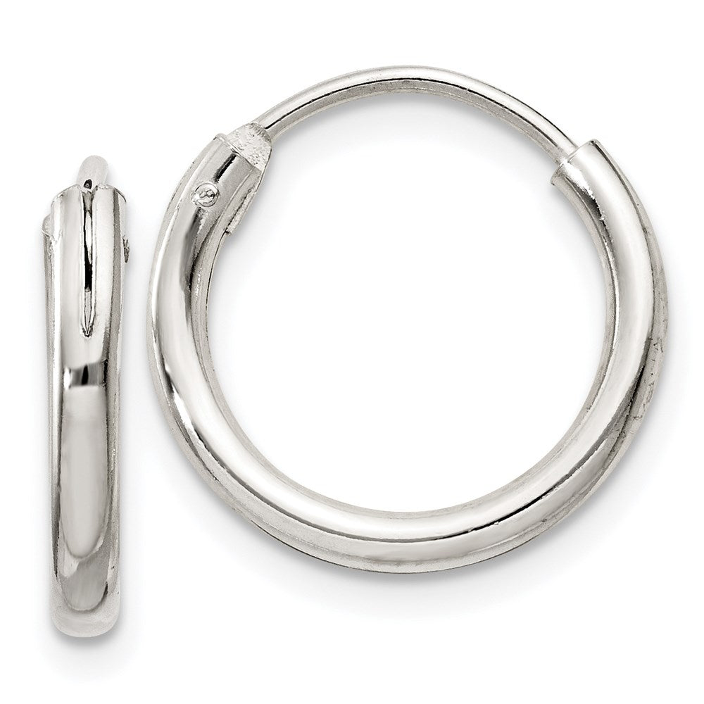 Polished;Hinged;Sterling silver;Hollow tube