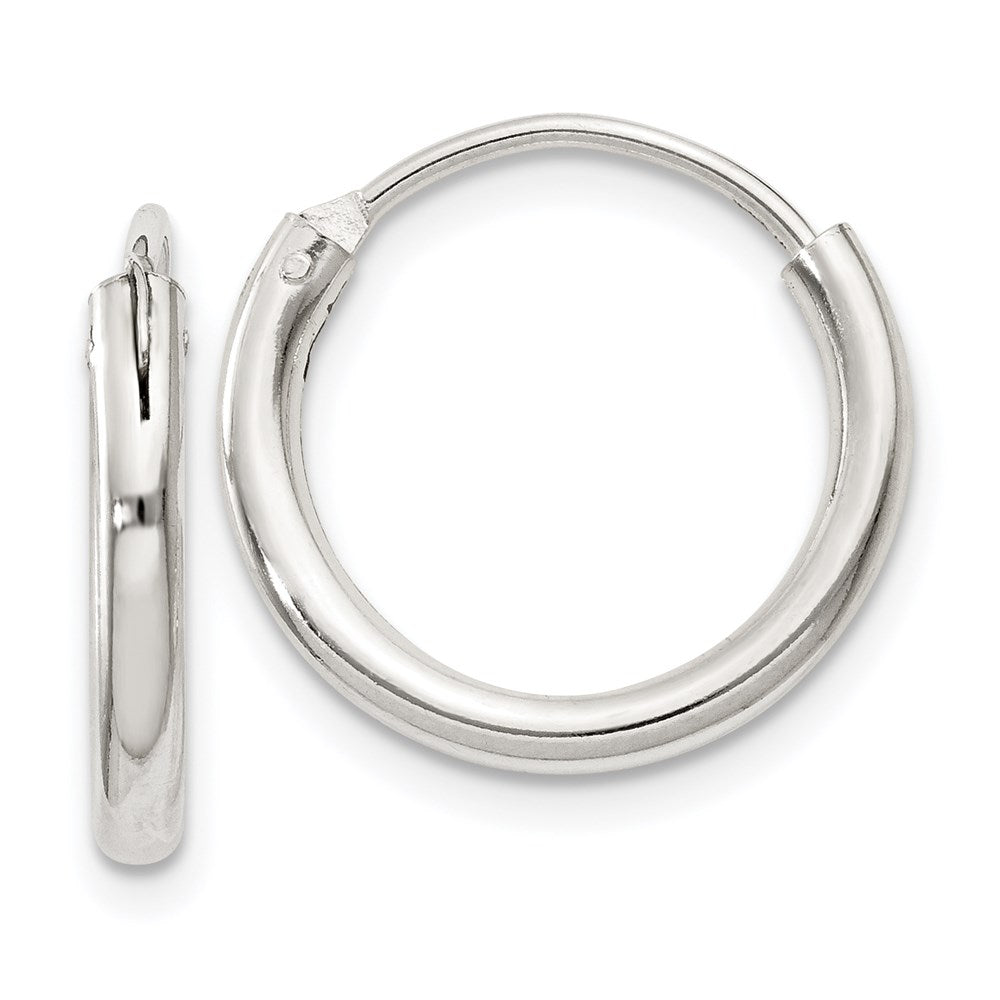 Polished;Hinged;Sterling silver;Hollow tube
