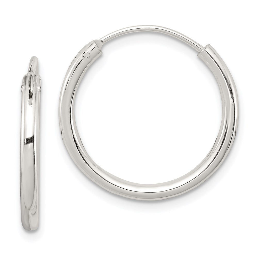 Polished;Hinged;Sterling silver;Hollow tube