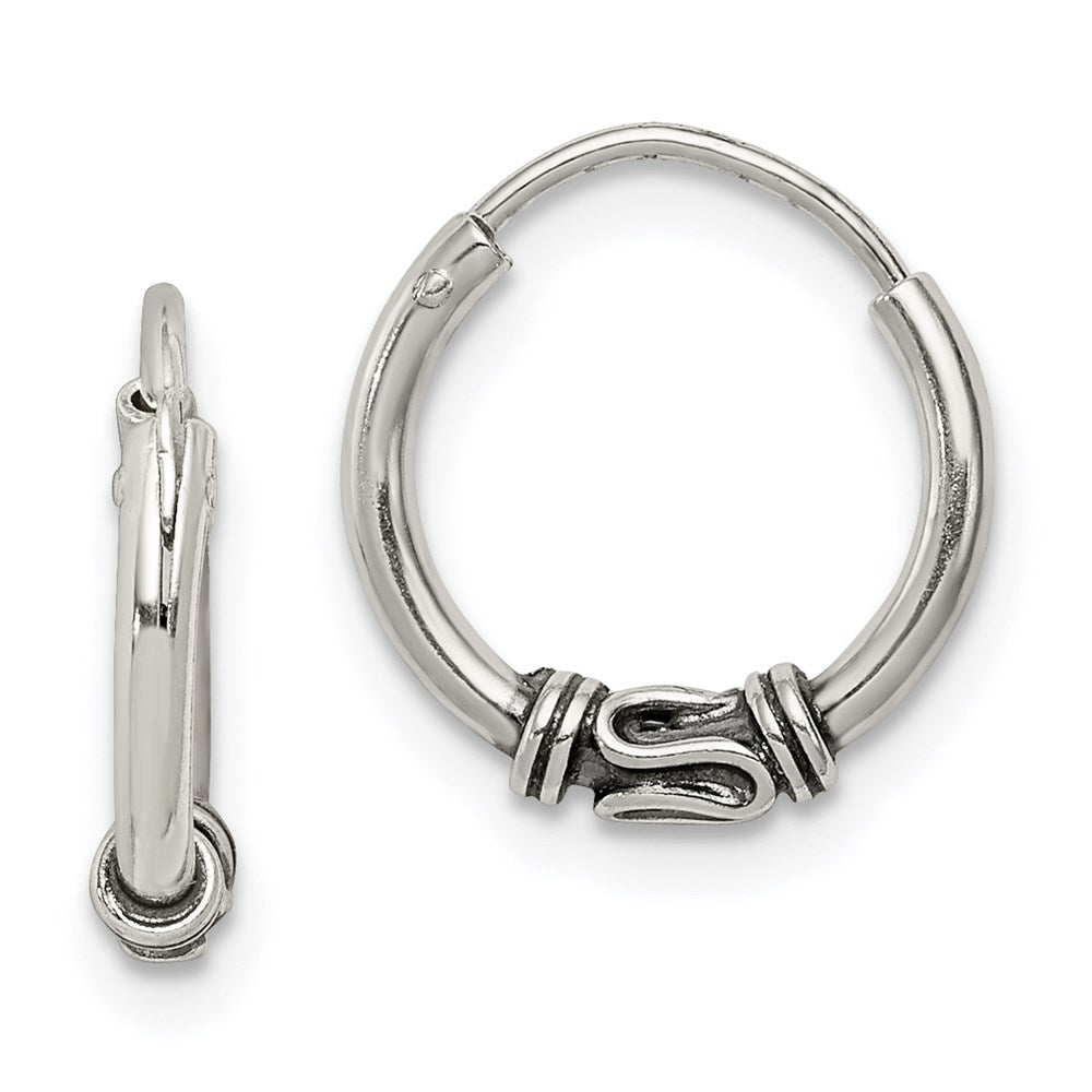 Antique finish;Sterling silver