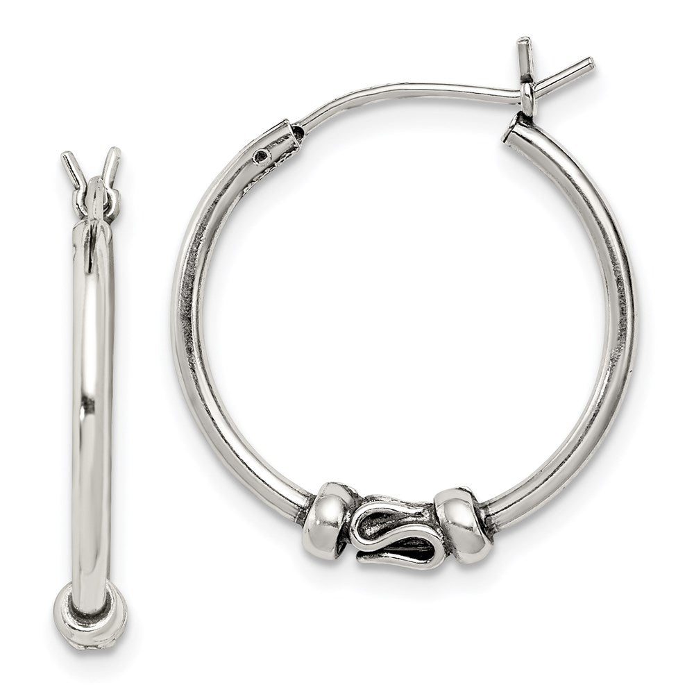 Antique finish;Sterling silver