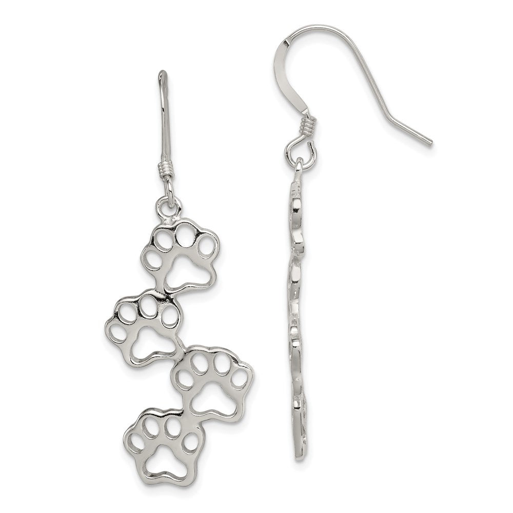 Polished;Sterling silver;Shepherd hook