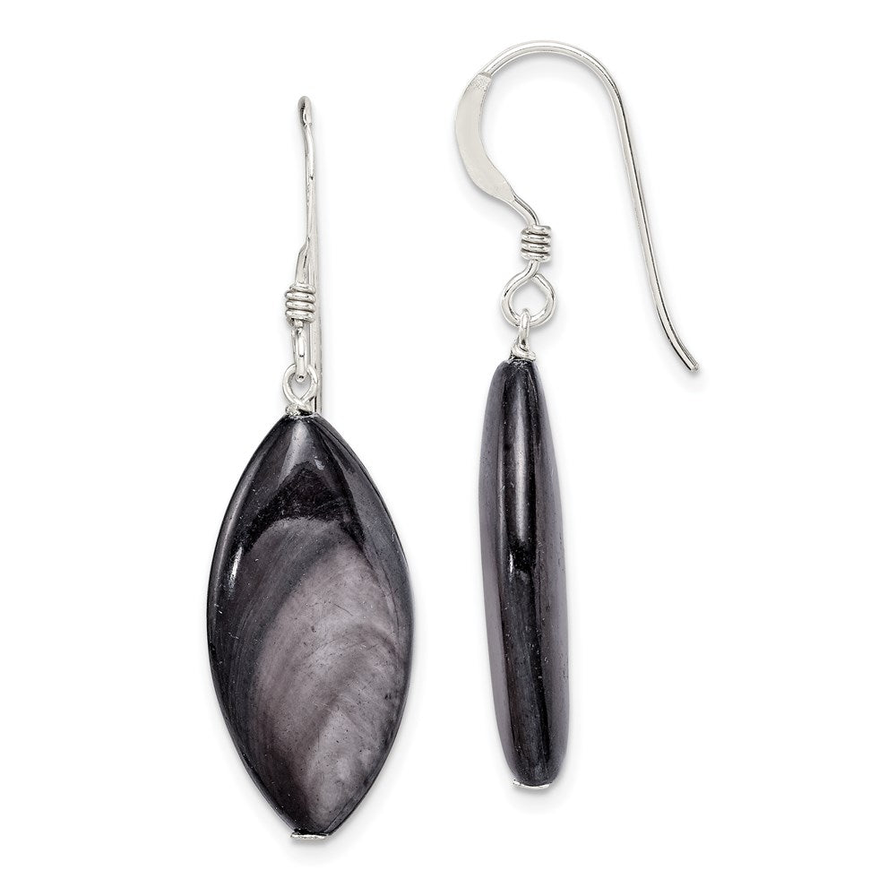 Genuine;Sterling silver;Dyed;Mother of pearl;Shepherd hook