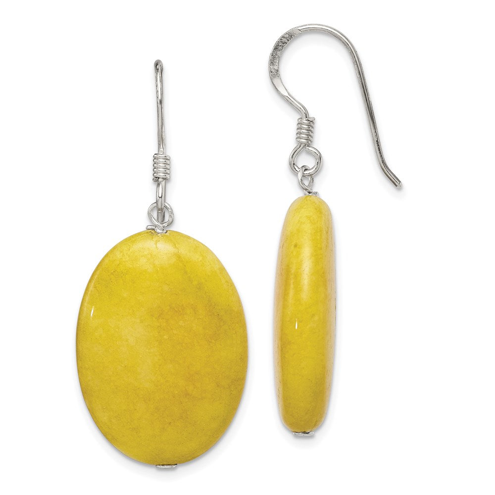 Genuine;Sterling silver;Jade;Shepherd hook;Dangle