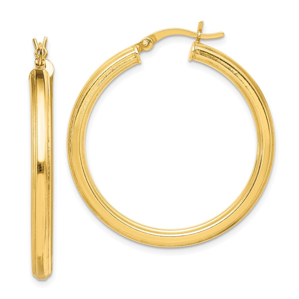Polished;Hollow;Hinged post;Gold-plated