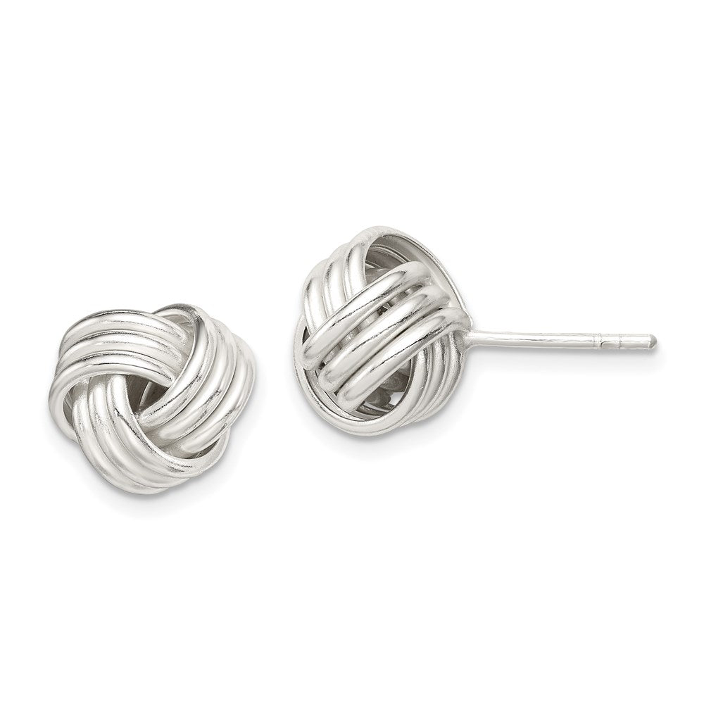 Polished;Post;Sterling silver