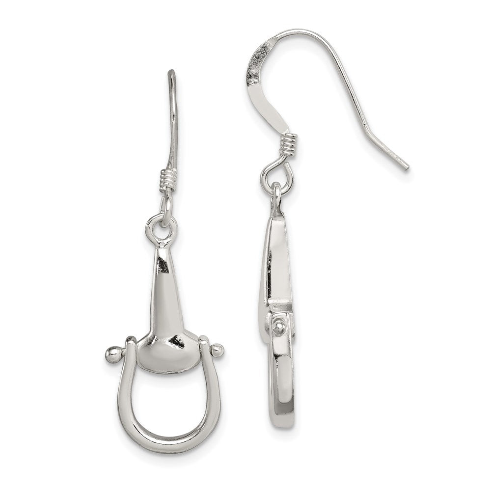 Polished;Sterling silver;Shepherd hook