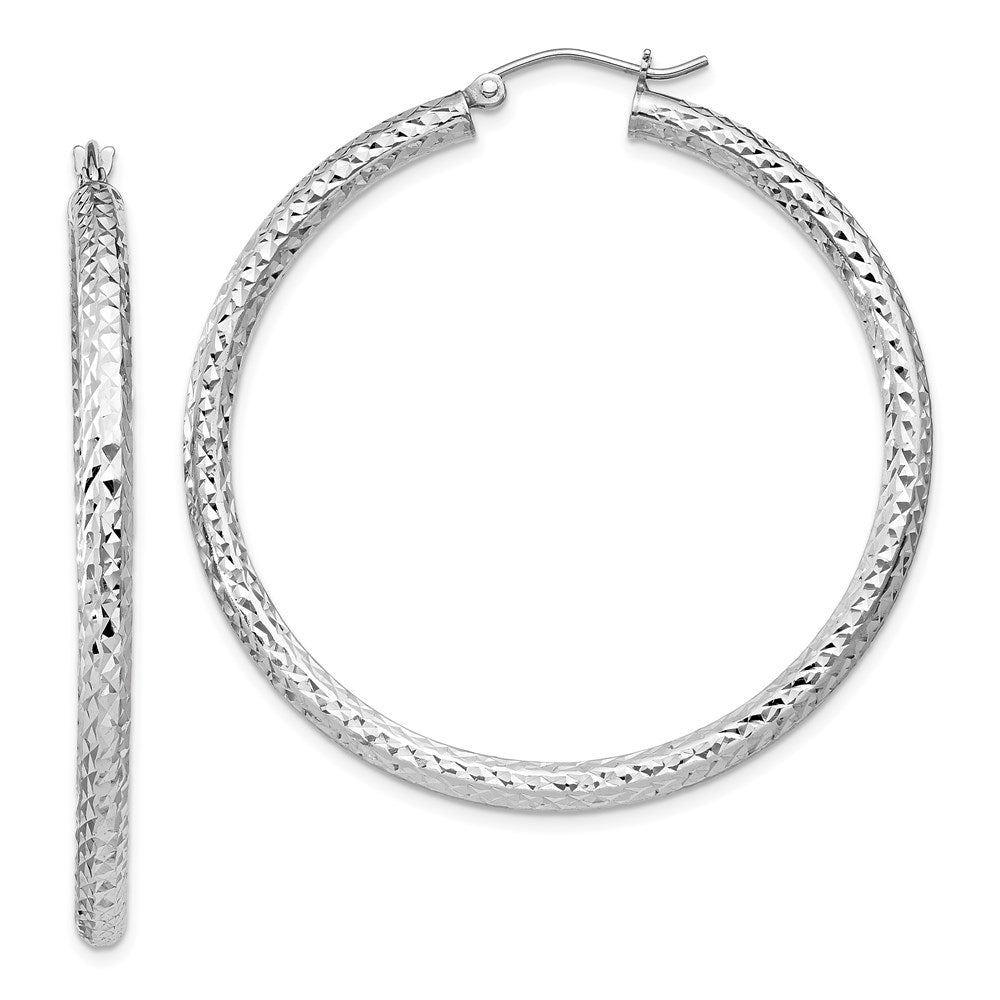 Diamond-cut;Hinged;Sterling silver