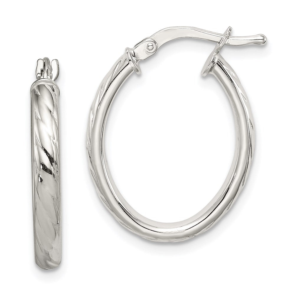 Hollow;Hinged;Sterling silver;Textured;Oval