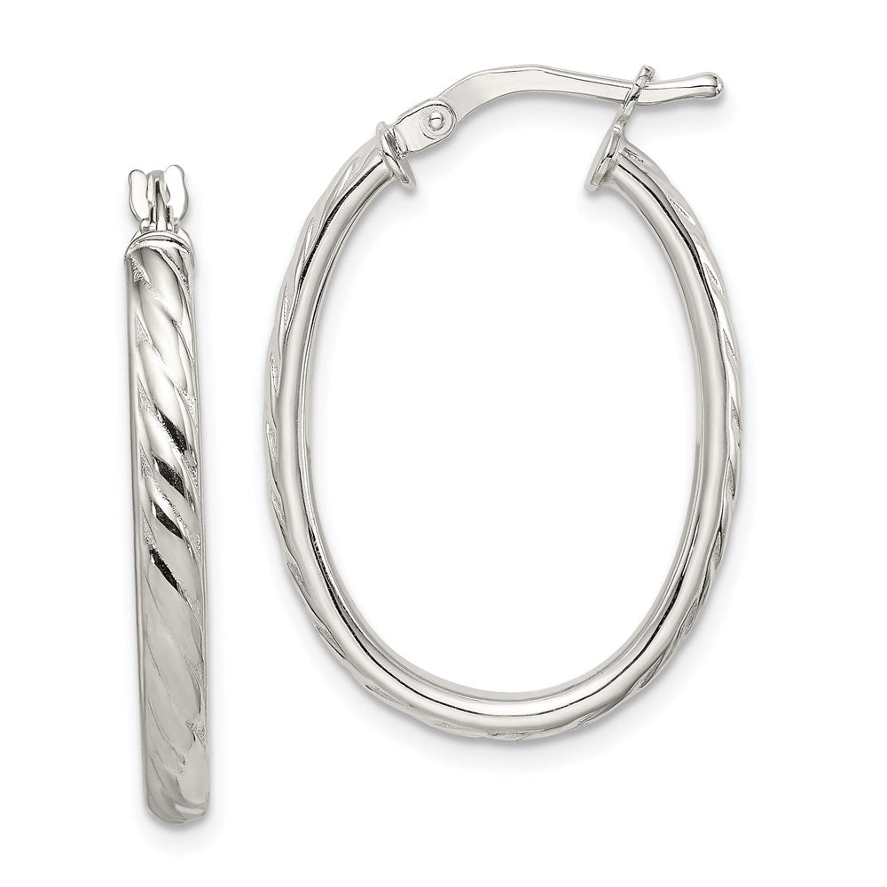 Hollow;Hinged;Sterling silver;Textured;Oval